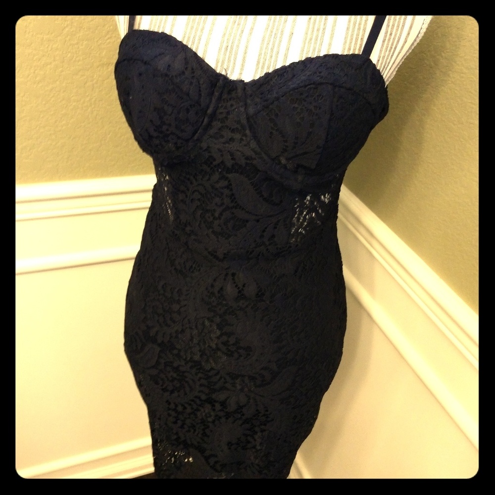 Bebe Lace Cocktail Dress